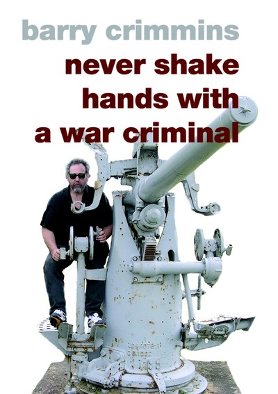 Book cover for Never Shake Hands with a War Criminal